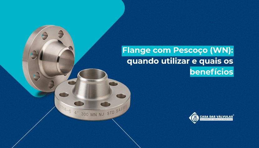Quando e porque utilizar o flange com pescoço (WN)