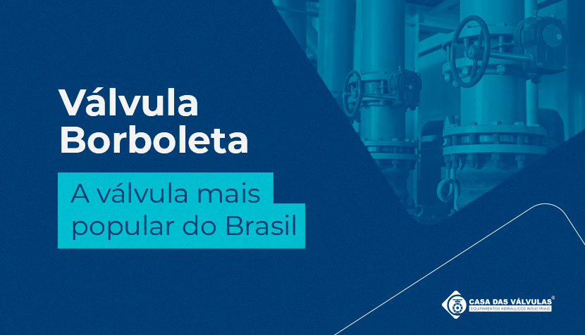 Válvula Borboleta: a válvula mais popular no Brasil