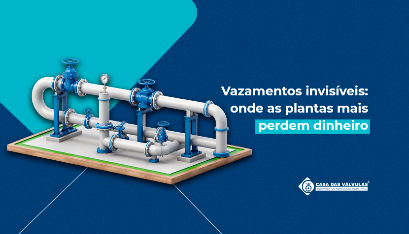 Vazamentos invisíveis industriais: onde as plantas perdem dinheiro
