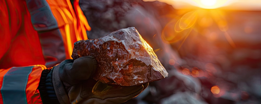 Válvulas e conexões para mineração e processamento mineral em terras raras